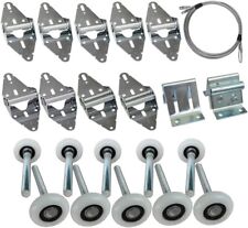 Premium Garage Door Roller/Hinge/Top Bracket/Wire Rope Kit for 7' Height Doors for sale  Shipping to South Africa