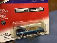 1970 Mercury cougar XR-7 convertible blue  JOHNNY LIGHTNING 1/64 classic for sale  Shipping to Canada