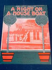 escasso 1908. Partituras de música Lasky's Musical A Night On A House Boat comprar usado  Enviando para Brazil