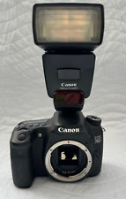 Canon EOS 70D 20.2 MP DSLR + Canon Speedlite 420ex rear swing mirror defective, used for sale  Shipping to South Africa