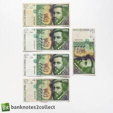 ESPAÑA: 5 x 1.000 billetes de peseta española. segunda mano  Embacar hacia Mexico