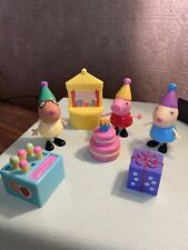 Figuras de pastel de cumpleaños de Peppa Pig (raro) y fiesta del calendario de cuenta regresiva segunda mano  Embacar hacia Argentina