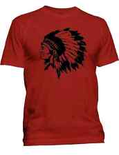 Nueva Camiseta Deportiva Atlética Nativa Americana Black Hawk Indian Chief para Hombre segunda mano  Embacar hacia Argentina