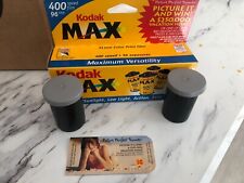 Usado, Novo Estoque Antigo Kodak Max 400 Filme 24 Exposição Lote De (2) Rolos Com Caixa Original comprar usado  Enviando para Brazil