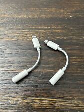 Usado, ORIGINAL Adaptador Conector para Auriculares Apple Lightning a 3.5 mm (LOTE DE 2) A1749 USADO segunda mano  Embacar hacia Argentina