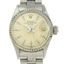 ROLEX Oyster perpetual relógios 6517 data prata mostrador prata aço inoxidável... comprar usado  Enviando para Brazil