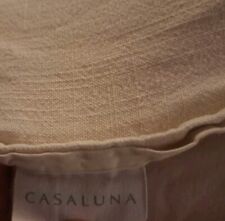 Casaluna Duvet Heavyweight  Linen Blend  Textured  Full/Queen Cream Ivory Zipper for sale  Shipping to South Africa