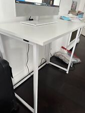White compact desk for sale  LONDON