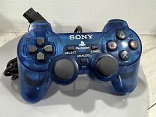 Controle Sony DualShock SCPH-10010 azul oceano PS2 Playstation 2 OEM original comprar usado  Enviando para Brazil