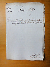1644 manoscritto del usato  Imola