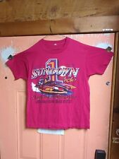 Vintage Sundown Drag Boat Racing Shirt Quick Karl double sided screen stars #1 for sale  Shipping to South Africa