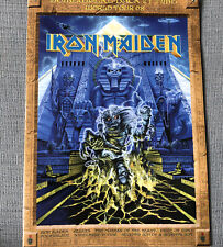 Usado, IRON MAIDEN WHERE BACK IN TIME WORLD TOUR 2008 Livro de Lembranças / Pôster comprar usado  Enviando para Brazil