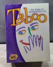 Jogo de tabuleiro clássico TABOO (2000) lacrado na caixa novo em folha feito nos EUA comprar usado  Enviando para Brazil