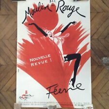 Affiche originale moulin d'occasion  Paris XI