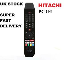 Control remoto genuino RC43141 para Hitachi 4K Smart TV Netflix Youtube Fplay botones segunda mano  Embacar hacia Argentina