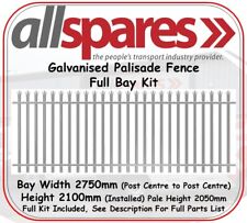 Palisade fence galvanised for sale  Shipping to Ireland