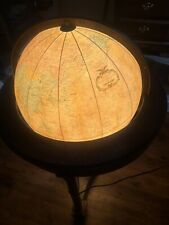 Globo Replogle Heirloom World 16” iluminado globo iluminado em suporte de pé de garra comprar usado  Enviando para Brazil