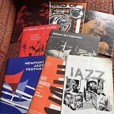 Jazz concert programmes for sale  BILLINGHAM