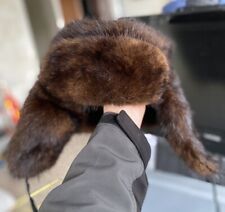 russian hat mink ushanka for sale  Sioux City