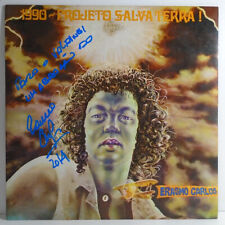 ERASMO CARLOS 1990 - PROJETO SALVA TERRA! BRAZIL PSYCH 1974 LP ASSINADO COM INSERÇÃO comprar usado  Brasil 