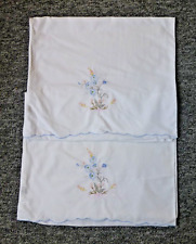 Pair vintage embroidered for sale  MAIDSTONE