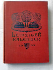 Leipziger kalender 1909 gebraucht kaufen  Leipzig