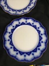 Antique Flow Blue Set Of 6 Plates CWS  WH Grindley 1904 Astral for sale  Shipping to South Africa