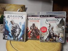 Assassins Creed 1, 2 y 3 Playstation 3 Ps3 Juego Lote De 3 Juegos, usado segunda mano  Embacar hacia Argentina