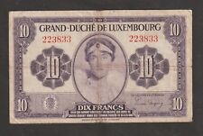 Luxembourg billet francs d'occasion  Nyons