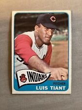 Used, 1965 Topps - #145 Luis Tiant (RC) minor wear 2 slight stains on back ordinal own for sale  Shipping to South Africa