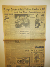 1954 newspaper rocky for sale  Syracuse