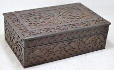 Antigüedad Wooden Almacenamiento Pecho Caja Original Antigua Alta Calidad Fino, usado segunda mano  Embacar hacia Argentina