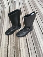 Girls Clarks Venture Moon Black Leather School Mid Calf Boots Size 12. 5G RRP£52 for sale  LLANDUDNO JUNCTION