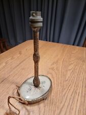 Vintage Vanity Set Style Metal Filigree Table Lamp Base For Parts Or Repair , used for sale  Shipping to South Africa