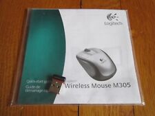 Mouse sem fio Logitech INSTRUÇÕES E USB nano receptor SOMENTE substituições de guia, usado comprar usado  Enviando para Brazil