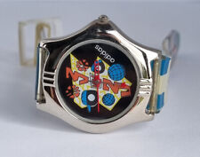 Reloj de cuarzo genuino vintage década de 1990 ADIDAS 10-0032 segunda mano  Embacar hacia Argentina