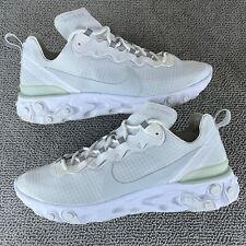 Used, Nike React Element 55 SE Pure Platinum White Running Shoes Men's Size 11 for sale  Shipping to South Africa