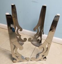 Stainless Steel Custom Made 19" Coffee Table Hairpin Legs Solid Plates Set of 4 for sale  Shipping to South Africa
