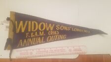 Widow sons lodge for sale  Sparta