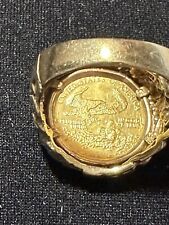 mens gold coin ring for sale  Sumter