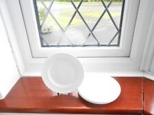 White swirl plates for sale  CHRISTCHURCH