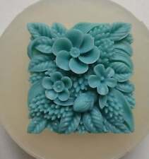 SQUARE SILICONE MOLD sugarcraft polymer clay fimo flower resin flexible cupcake for sale  Shipping to South Africa