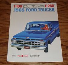 Camión Ford F-100 1965 camioneta pickup chasis cabina folleto de ventas 65 segunda mano  Embacar hacia Argentina