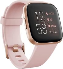 Smartwatch Fitbit Versa 2 saúde e fitness com frequência cardíaca, música, Alexa construído, usado comprar usado  Enviando para Brazil