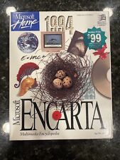 Used, Microsoft Encarta Encyclopedia 1994 Pc Big Box for sale  Shipping to South Africa