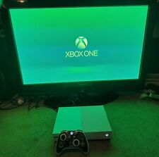 Console Microsoft Xbox One S 1TB branco controle usado Forza Horizon 4 comprar usado  Enviando para Brazil