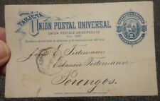 1889 Duranzo Uruguay Postal a Porongos - Cubierta segunda mano  Embacar hacia Argentina