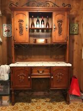 kitchen hutch pine vintage for sale  Arlington Heights