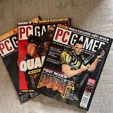 PC Gamer Magazine 2004 Lote De 3 Setembro Nov. Dec. Doom 3 Quake 2 Half Life , usado comprar usado  Enviando para Brazil