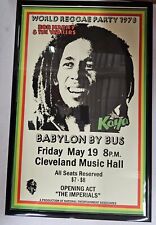Pôster concerto Bob Marley 1978 Cleveland Music Hall 11 X 17 emoldurado comprar usado  Enviando para Brazil